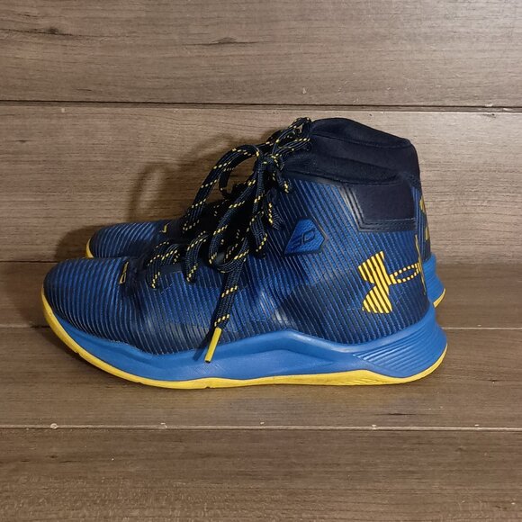 Under Armour Curry 2.5 Dub Nation Youth Basketball Shoes Size 2.5Y 1276333-400 - Picture 9 of 16